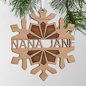 Special Someone Personalized Natural Wood Ornament - 18059