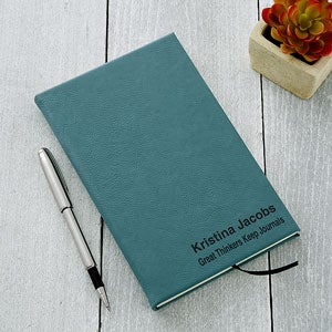 Personalized Journal - Teal Signature Series - 18095