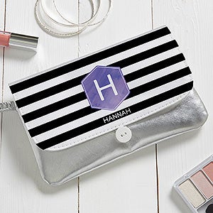 Modern Stripe Personalized Wristlet - 18110