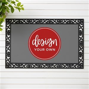 Design Your Own Personalized Doormat - Grey - 18113-G