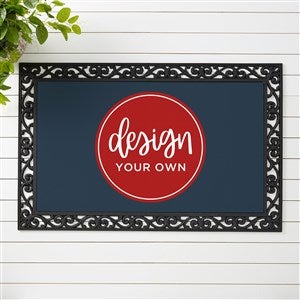 Design Your Own Personalized Doormat - Navy Blue - 18113-NB