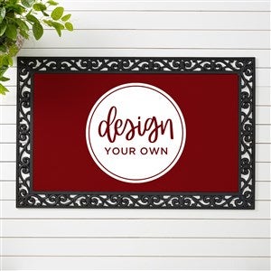 Design Your Own Personalized Doormat - Burgundy - 18113-BU