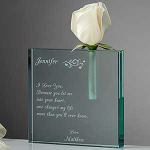 The One I Love Personalized Bud Vase - 18217