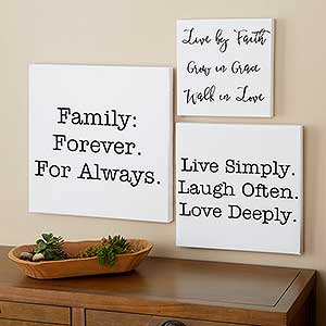 Custom Quote Canvas 12x12 Personalized Print - 18229-S