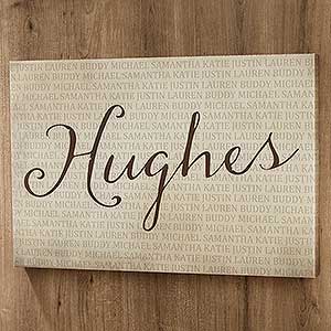 Together Forever Personalized Canvas Print- 12