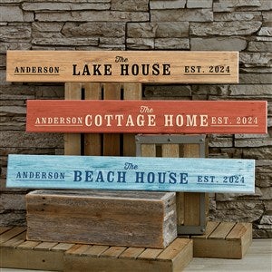 Home Away From Home Personalized Wooden Sign - 18248