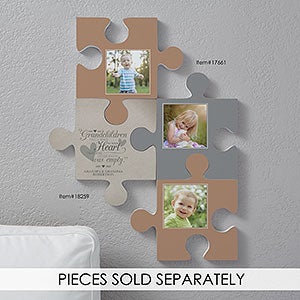 Grandparents Personalized Puzzle Piece Wall Décor - 18259