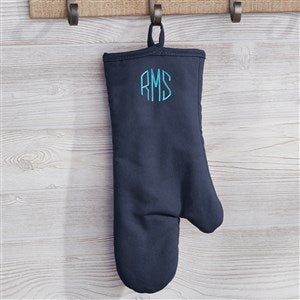 Embroidered Premium 15 Navy Chef Mitt - 18323-N