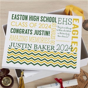 School Memories Personalized Keepsake Box - 8x10 - 18393-S