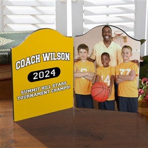 Our Coach Personalized Photo Tabletop Plaque - 18446