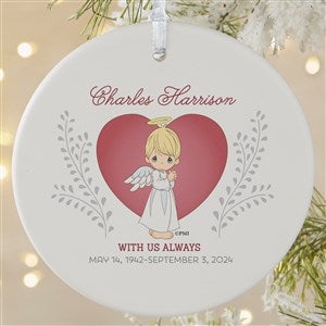 Precious Moments® Personalized Memorial Christmas Ornament-3.75 Matte - 18480-1L