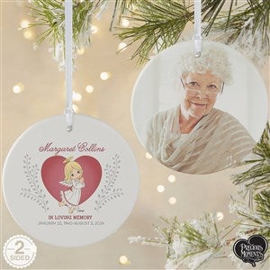 Personalized Precious Moments Memorial Photo Ornament - 18480-2L