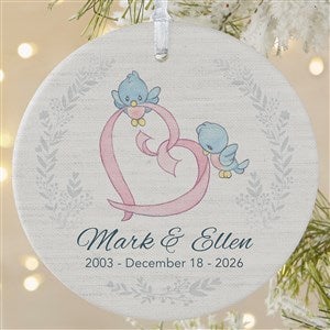 Personalized Precious Moments Anniversary Ornament - 18481-1L