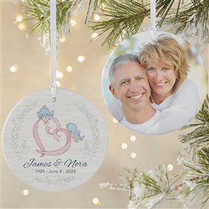 Personalized Precious Moments Anniversary Photo Ornament - 18481-2L