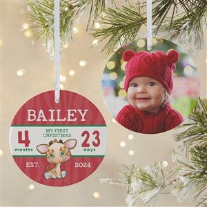 Babys First Christmas Precious Moments Photo Ornament - 18482-2L