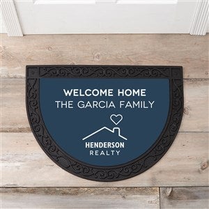 Personalized Logo Half Round Doormat - 18485