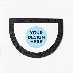 Personalized Logo Half Round Doormat - 18485