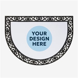 Personalized Logo Half Round Doormat - 18485