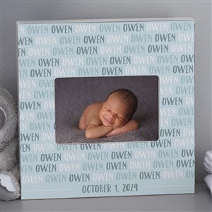 Modern Baby Boy Personalized 4x6 Box Frame Horizontal - 18506-BH