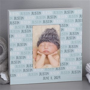 Modern Baby Boy Personalized 4x6 Box Frame- Vertical - 18506-BV