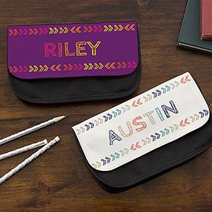 Stencil Name Personalized Pencil Case - 18508