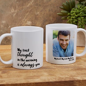 Personalized Memorial Photo Coffee Mug - 11oz White - 18545-W