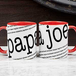 Custom Coffee Mug For Dad - Special Guy - 11oz Red - 18551-R