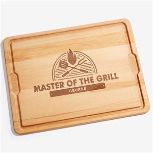 Personalized BBQ Cutting Board 18x24 - The Grill - 18597-XXL