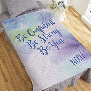 Watercolor Inspiration Personalized 50x60 Sweatshirt Blanket - 18615-SW