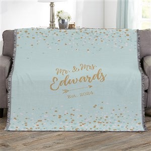 Sparkling Love Personalized 56x60 Woven Throw - 18625-A