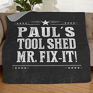 Write His Own Personalized 50x60 Quilted Blanket - 18628-Q