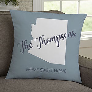 State Pride 18" Personalized Throw Pillow - 18636-L