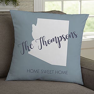 State Pride 18quot; Personalized Throw Pillow - 18636-L