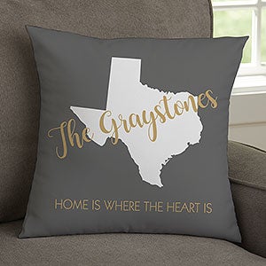 State Pride 14" Personalized Throw Pillow - 18636-S