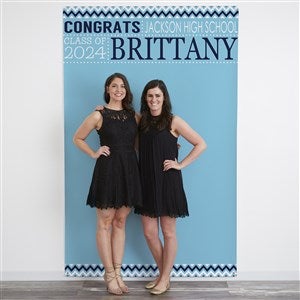 School Memories Personalized Graduation Photo Backdrop - 18658