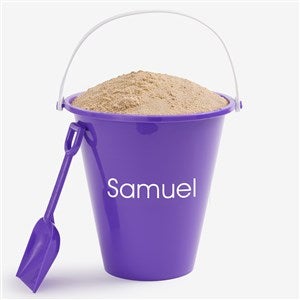 Personalized Purple Sand Pail  Shovel - 18687-P
