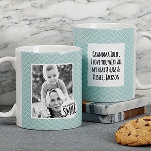 Photo Message Personalized Coffee Mug - 11 oz - White - 18719-S