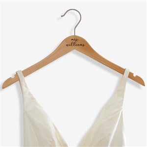 Bride Engraved Wood Hanger - 18734