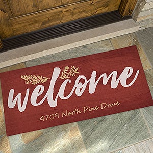 Personalized Oversized Doormat - Cozy Home - 18743-O