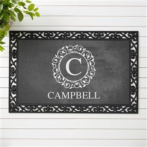 Circle  Vine Monogram Personalized Medium Doormat- 20x35 - 18744-M