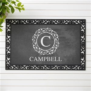 Circle & Vine Monogram Personalized Medium Doormat- 20x35 - 18744-M