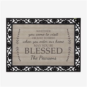 May You Be Blessed Personalized Doormat- 18x27 - 18746