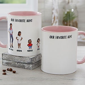 Character Collection Personalized Coffee Mug 11 oz.- Pink - 18767-P