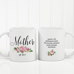 Custom New Mom Coffee Mug - 11oz White - 18818-S