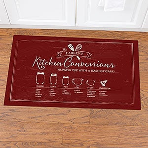 Personalized Doormat 20x35 - Kitchen Conversion Chart - 18834-M