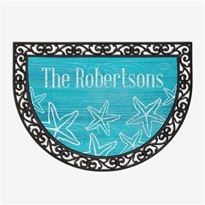 Coastal Home Personalized Half Round Doormat - 18839
