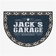 Write His Own Personalized Half Round Doormat - 18842