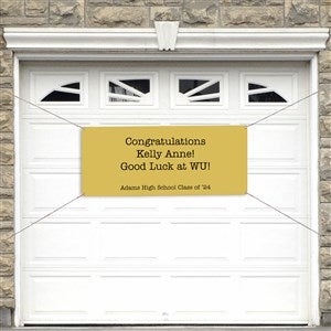 Expressions Personalized Graduation Signature Banner - 20x48 - 18926-S