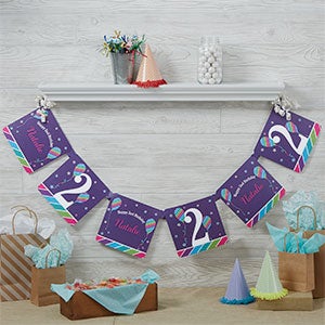 Birthday Girl Personalized Paper Banner - 18940