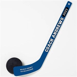 Our Coach Personalized Plastic Mini Hockey Stick - 18967